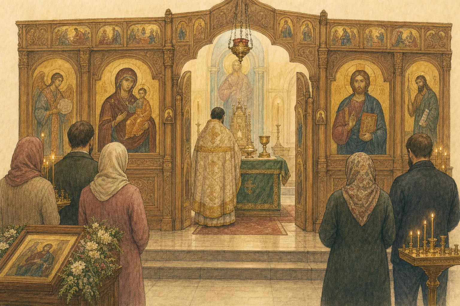 Евхаристия и Божественная литургия в православном храме