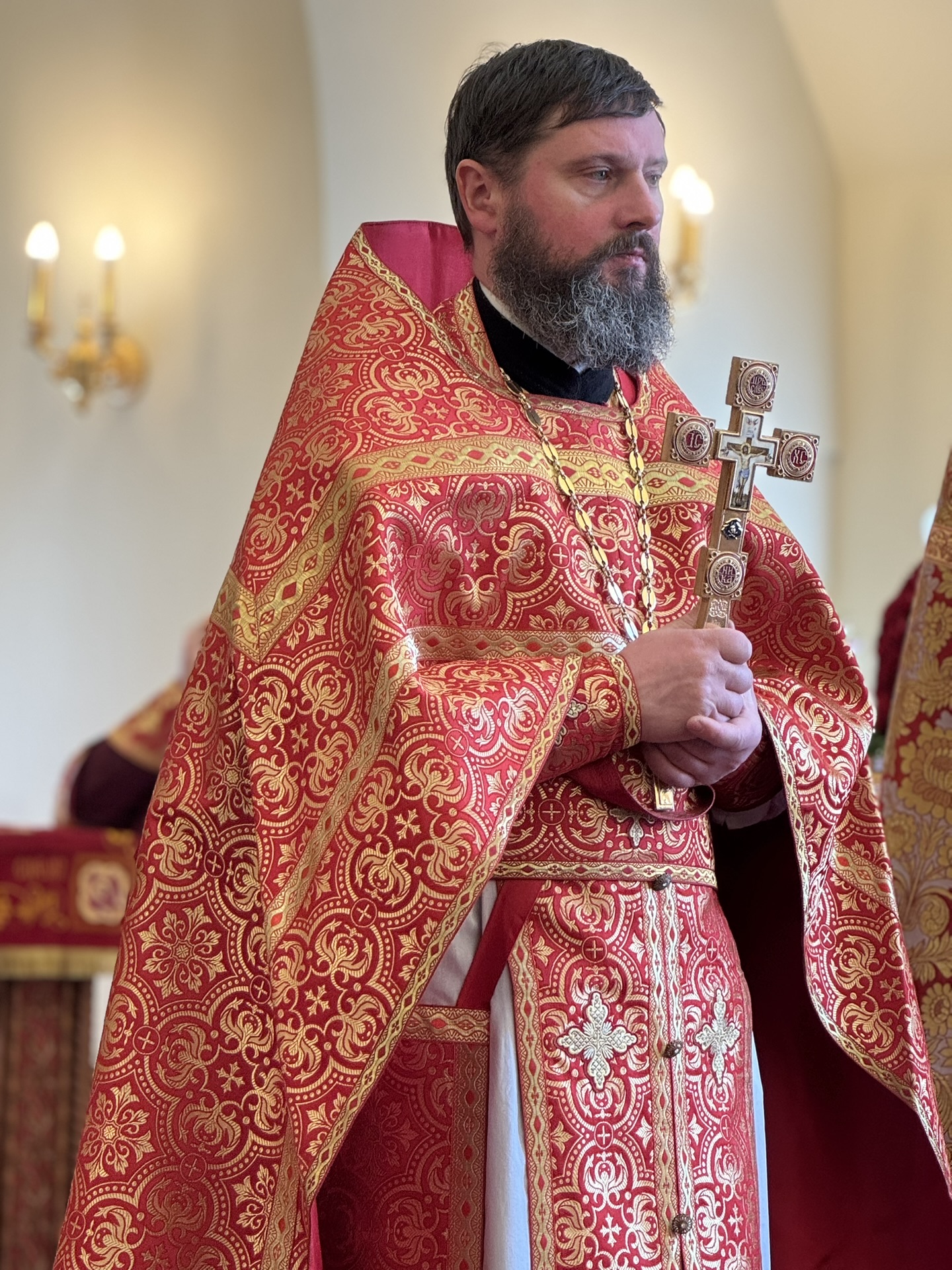 Иерей Владимир Шукалович, клирик храма святого Георгия Победоносца в Красавице